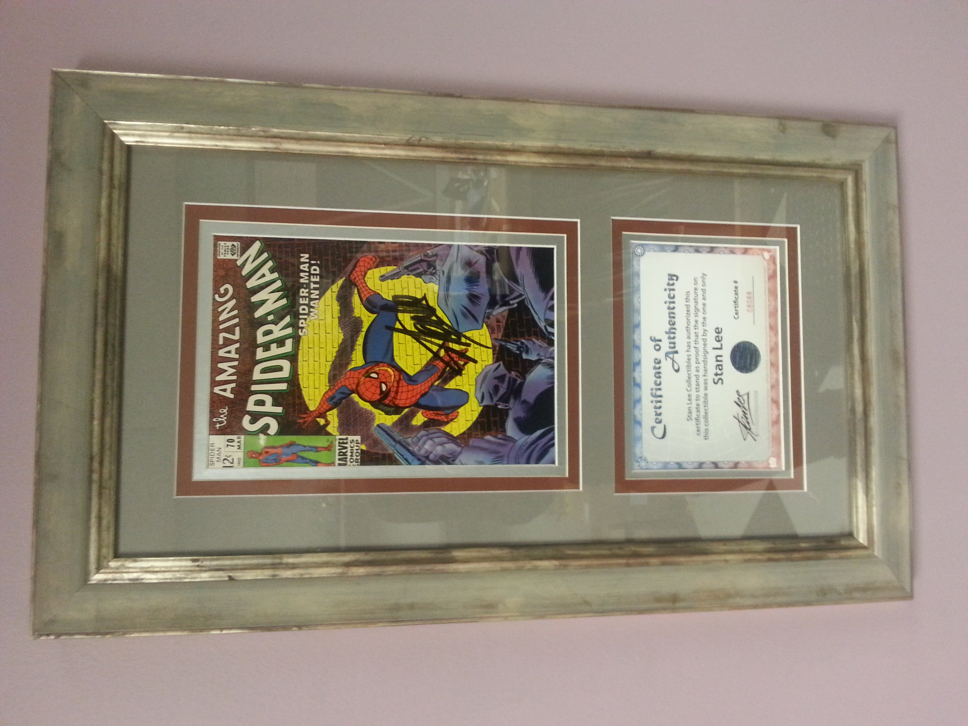 Comic Book & Certificate