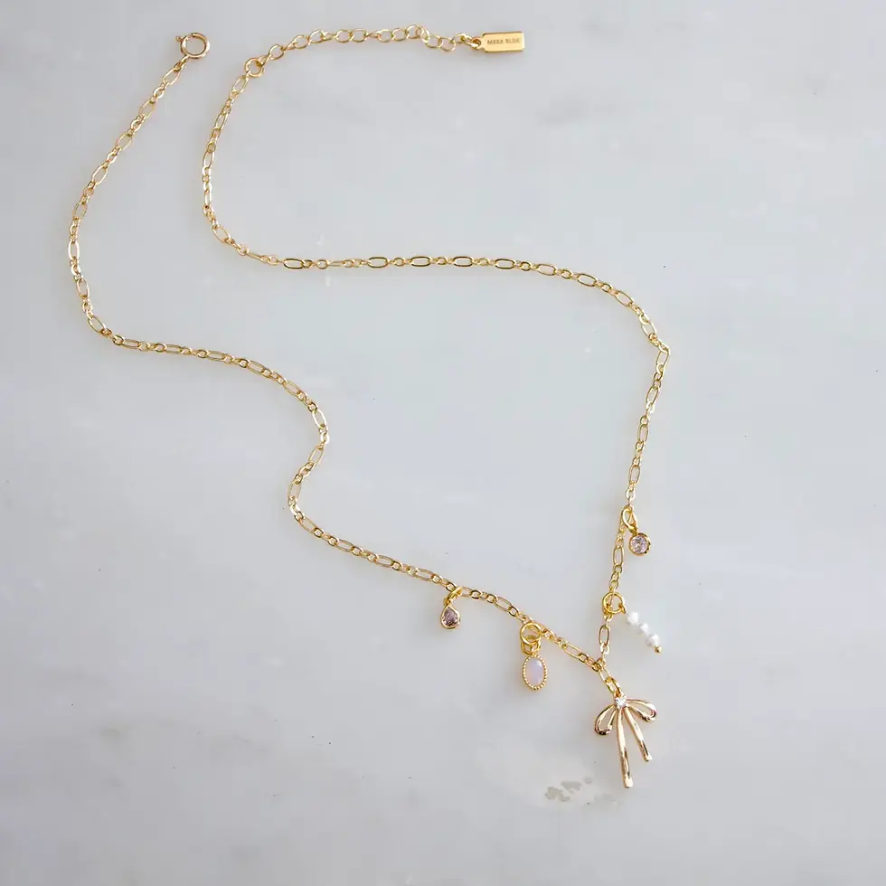 Miniature : collier opalite MESA BLUE