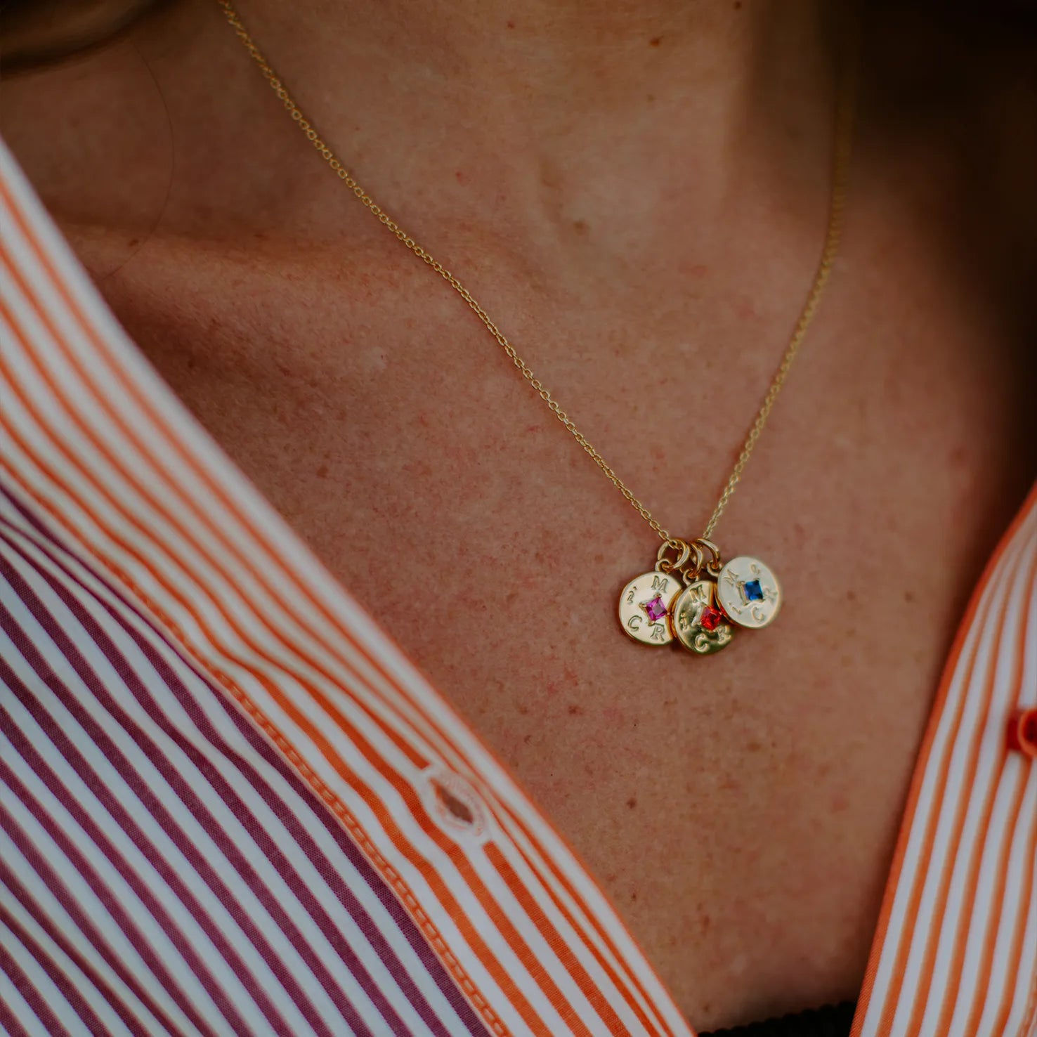 pendentif Merci ruby SENTIMENTS