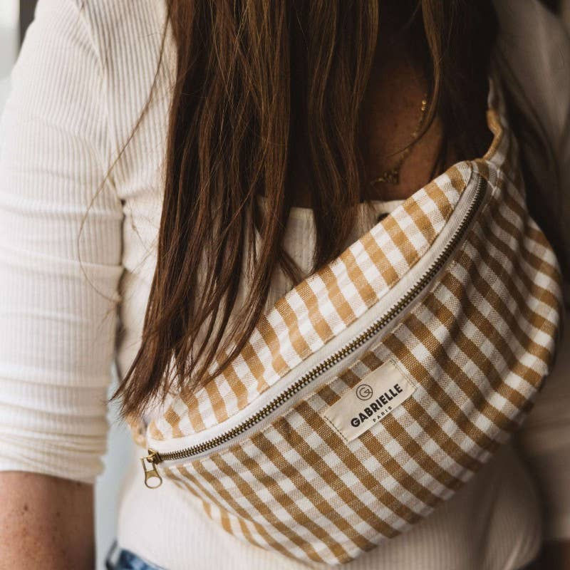 Miniature : sac banane vichy GABRIELLE