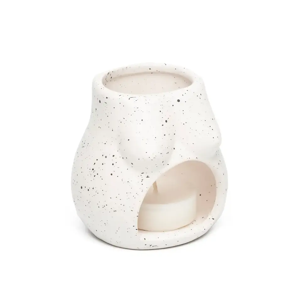 Miniature : Porte-bougie ouvert seins blancs Helio Ferretti