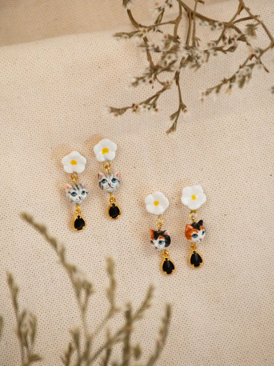 Miniature : boucles chat fleur NACH