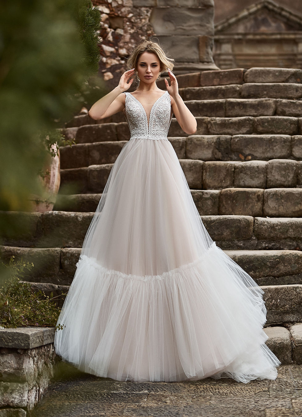 White Orchid Bridal | Nicole | Front View
