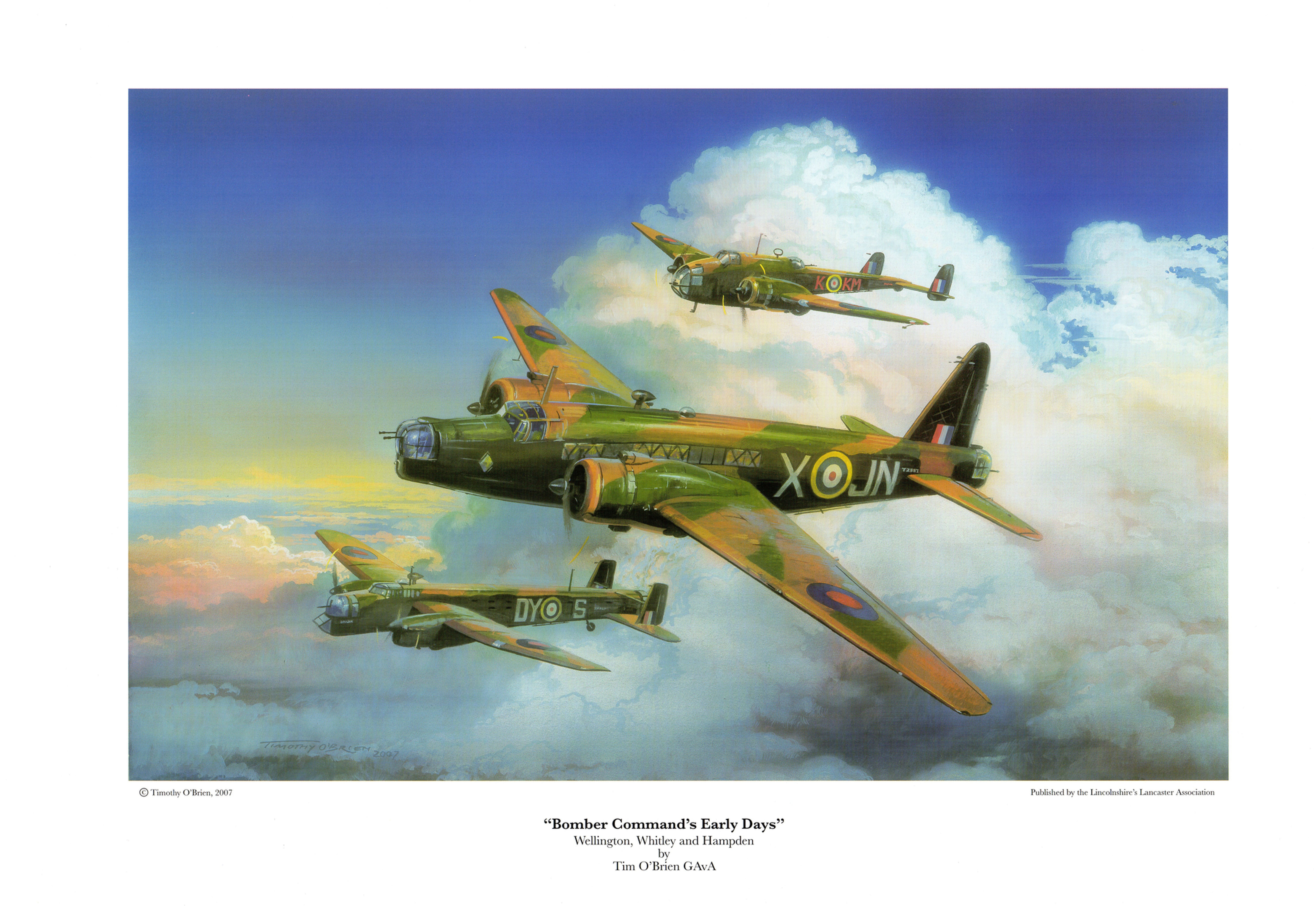 Bomber Commands Early Days Print