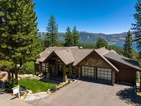 Home in front of Lake Tahoe View