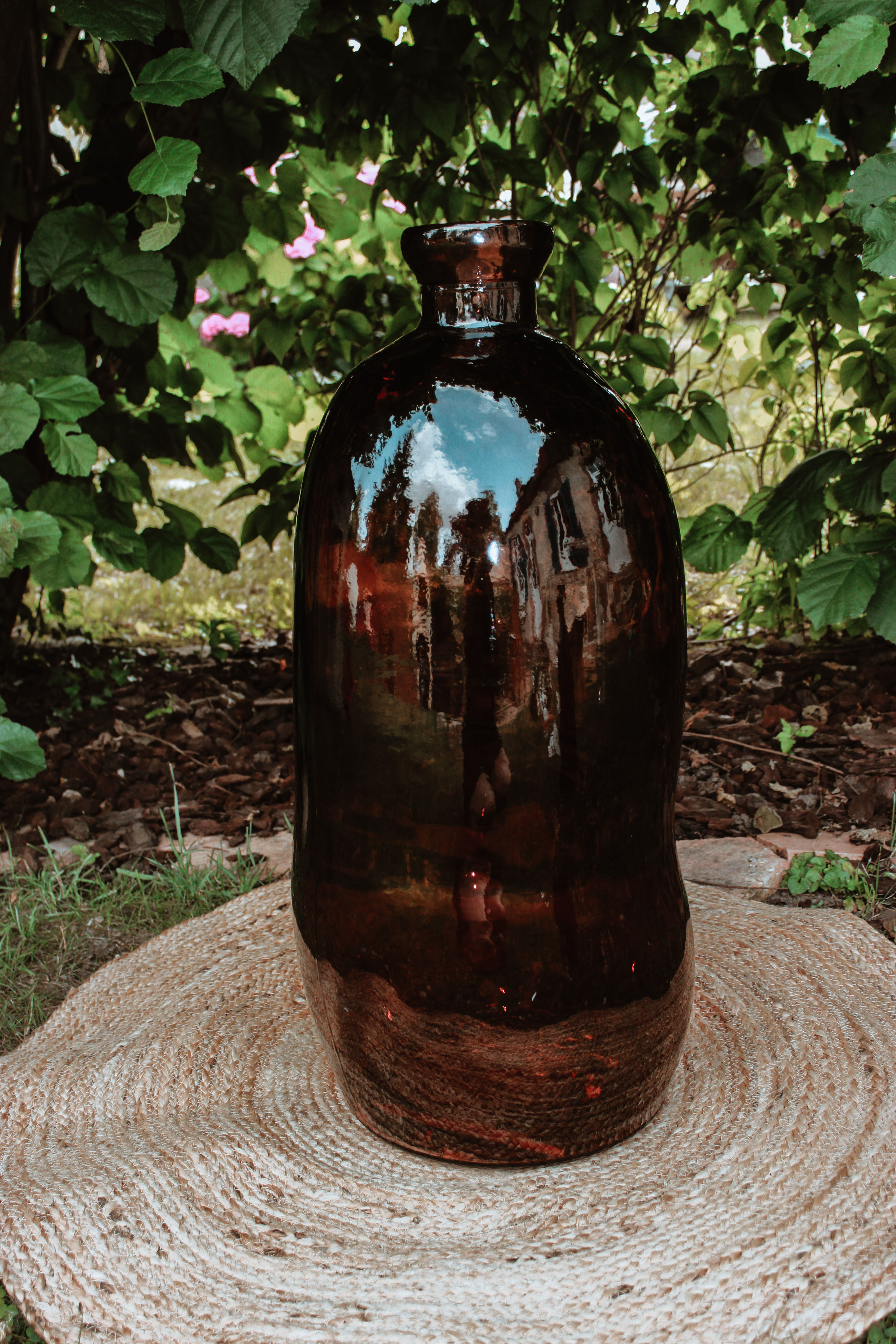 Vase bouteille géant