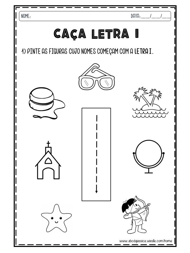 Atividade LETRA I relação sonora