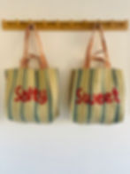 Thumbnail: Embroidered Sweet n Salty Market Tote Bag