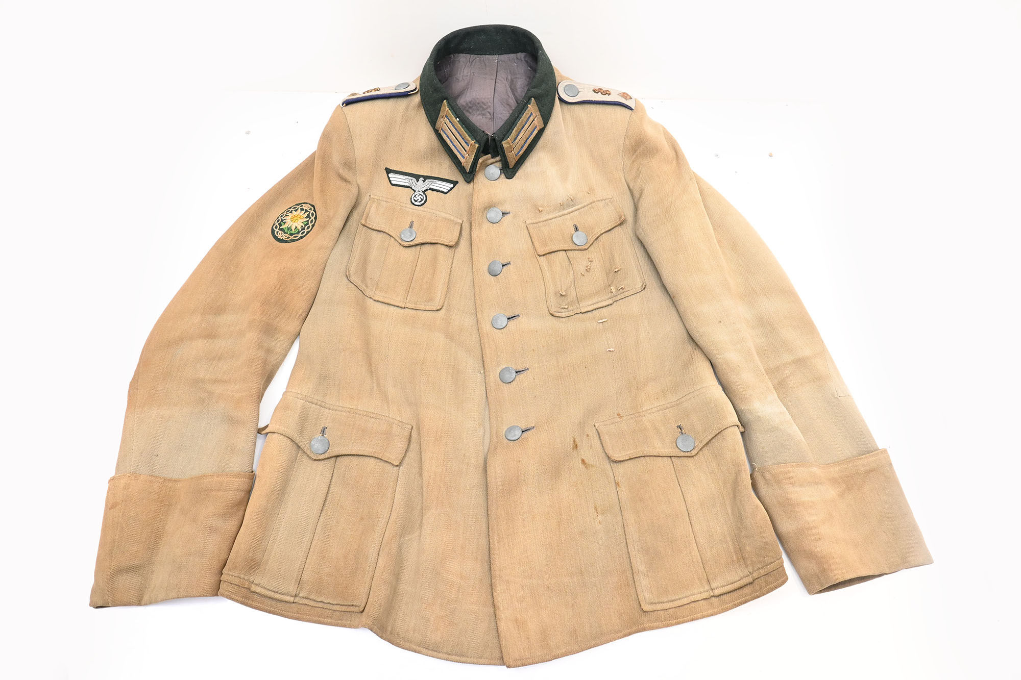 WW2 German M36 Medical Officers Summer Pattern Tunic