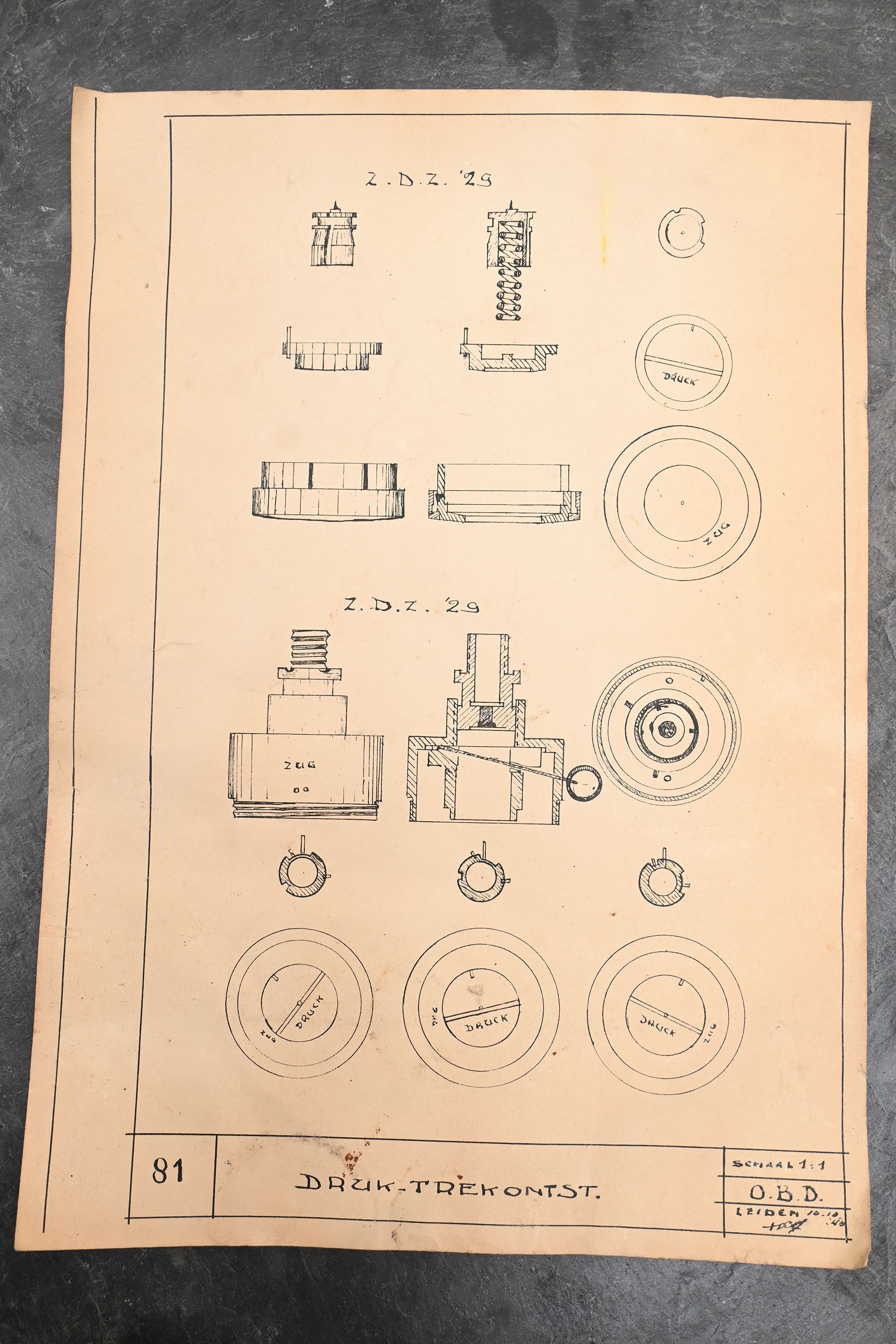 dutch EOD papers 1945