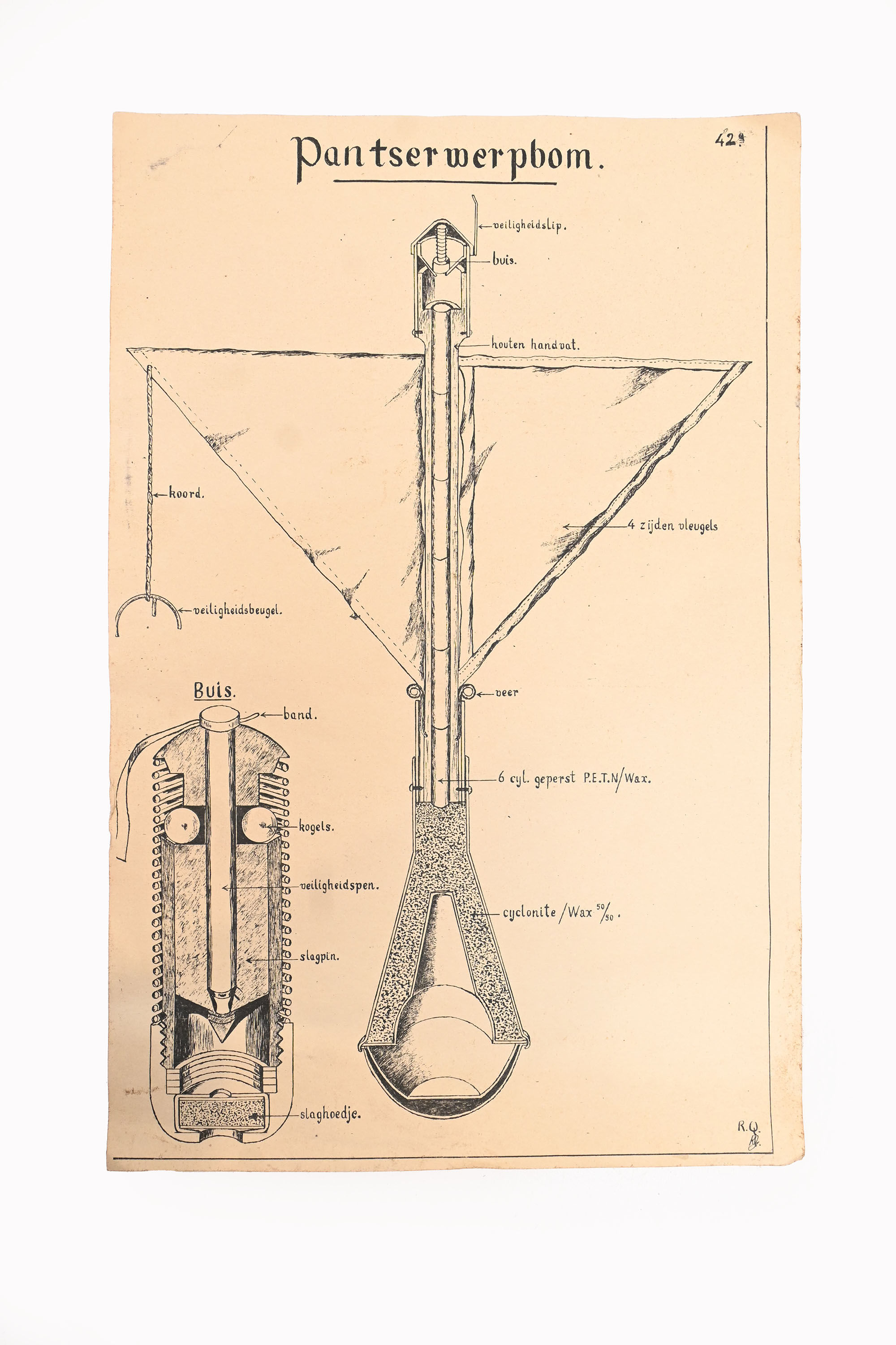 EOD papers dutch 1945