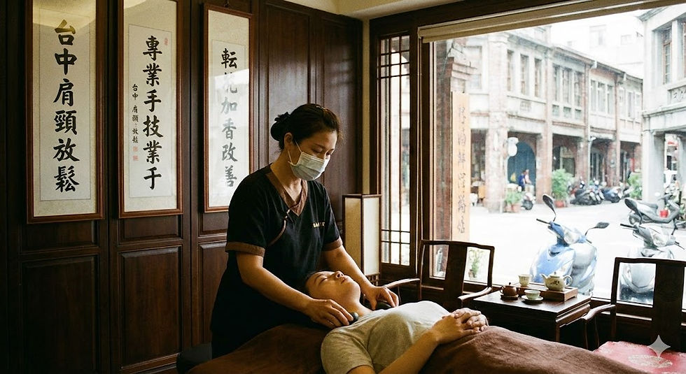 療癒身心：從肩頸放鬆到全身按摩的身心之旅