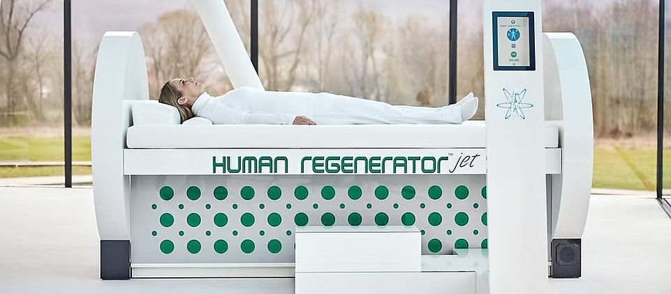 Non-invasive anti-aging treatment with Human Regenerator at Riviera Wellness Center