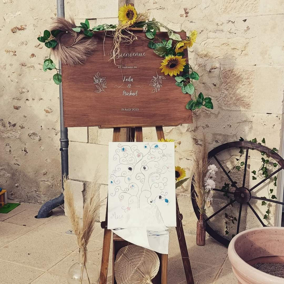 Branche de tournesol