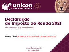 [ATUALIZAÇÃO] - Circular - Declaração de Imposto de Renda 2021