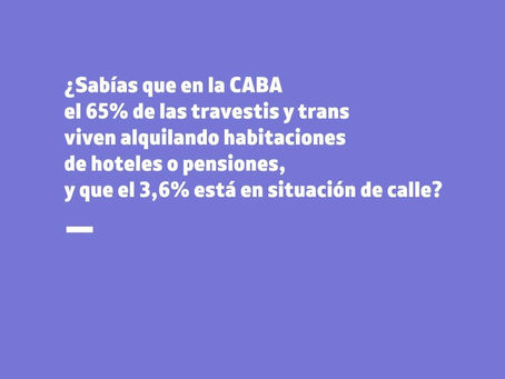EMERGENCIA HABITACIONAL TRAVESTI TRANS