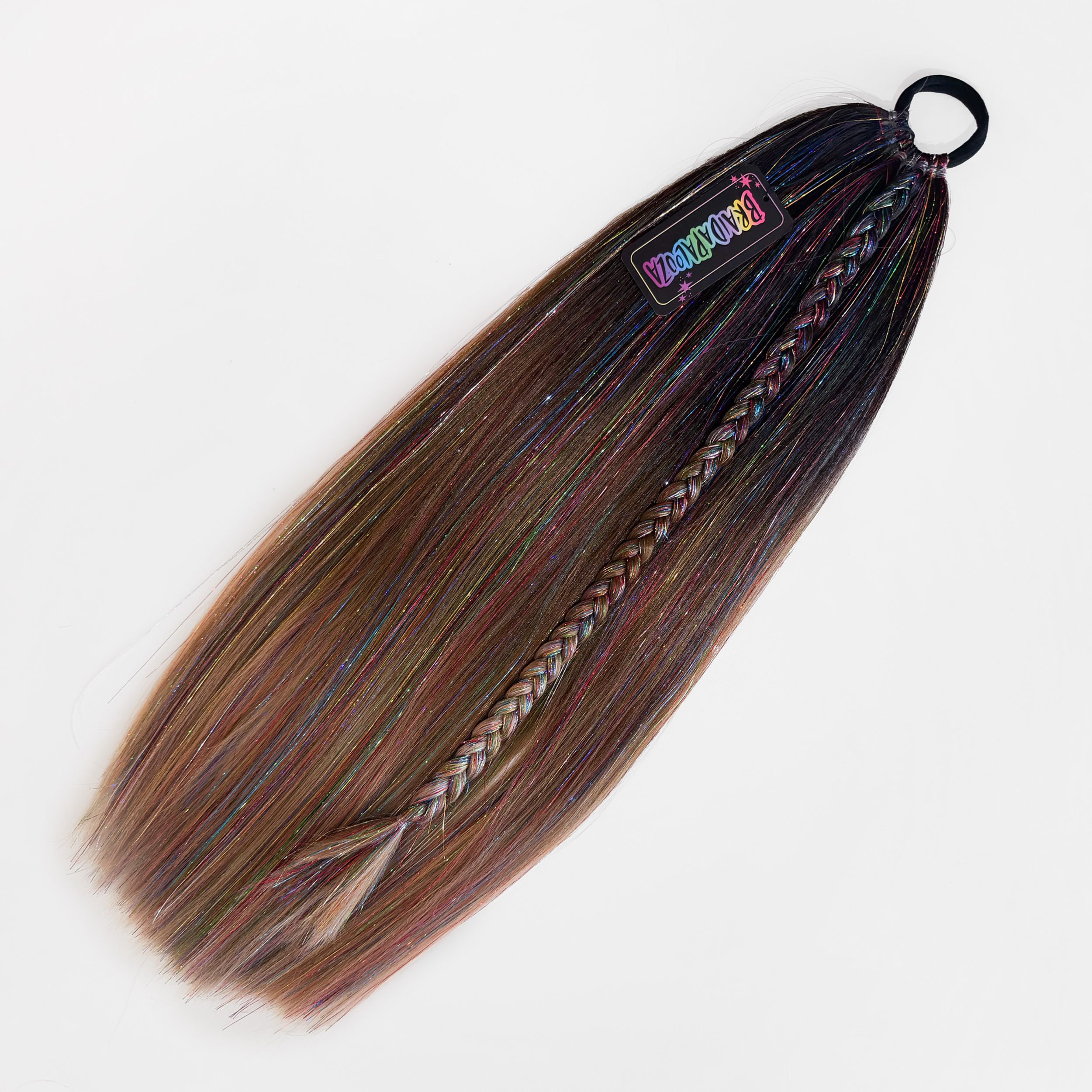 Natural Brown Shimmer Ponytail - 26"/100g
