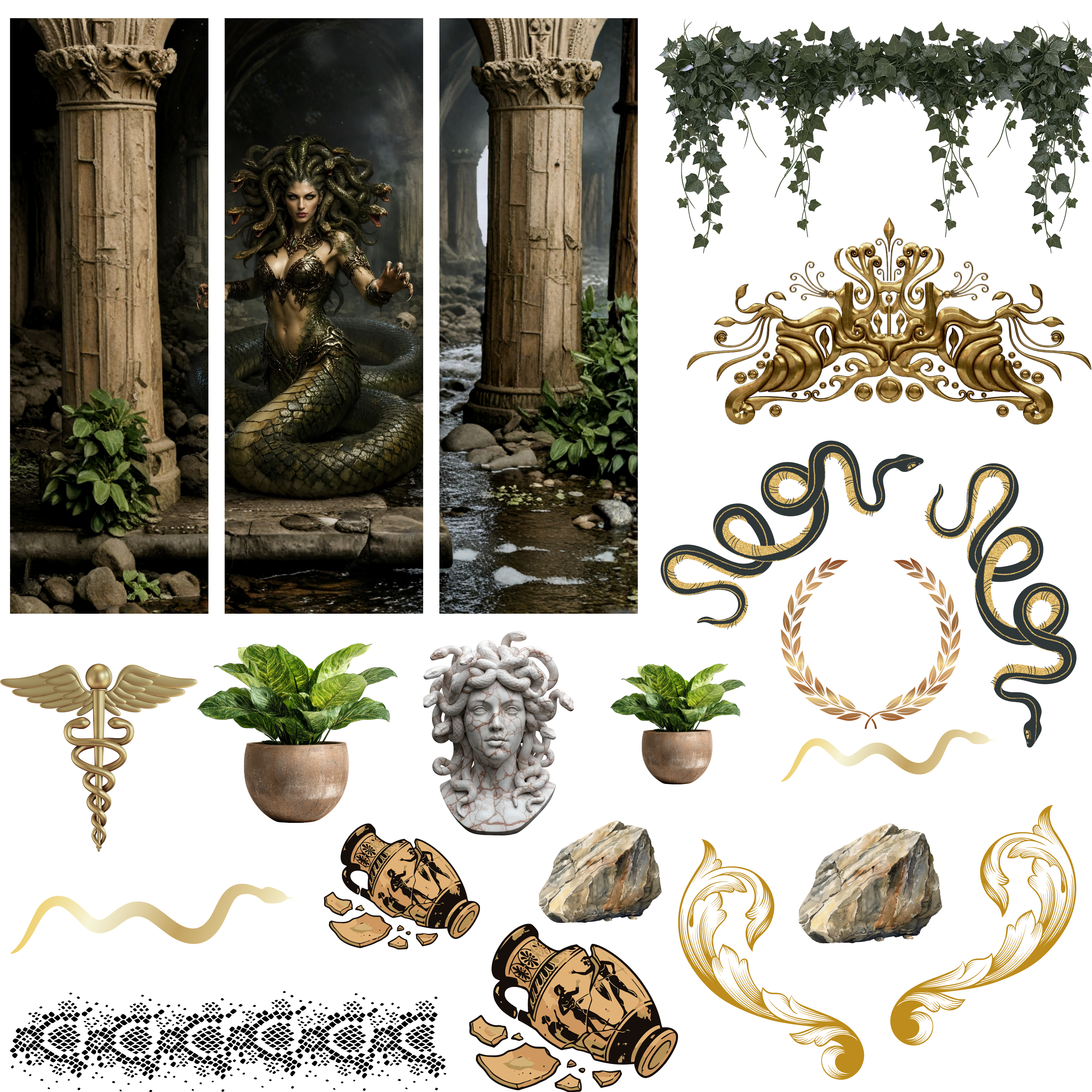UVDTF Element Sheet Medusa