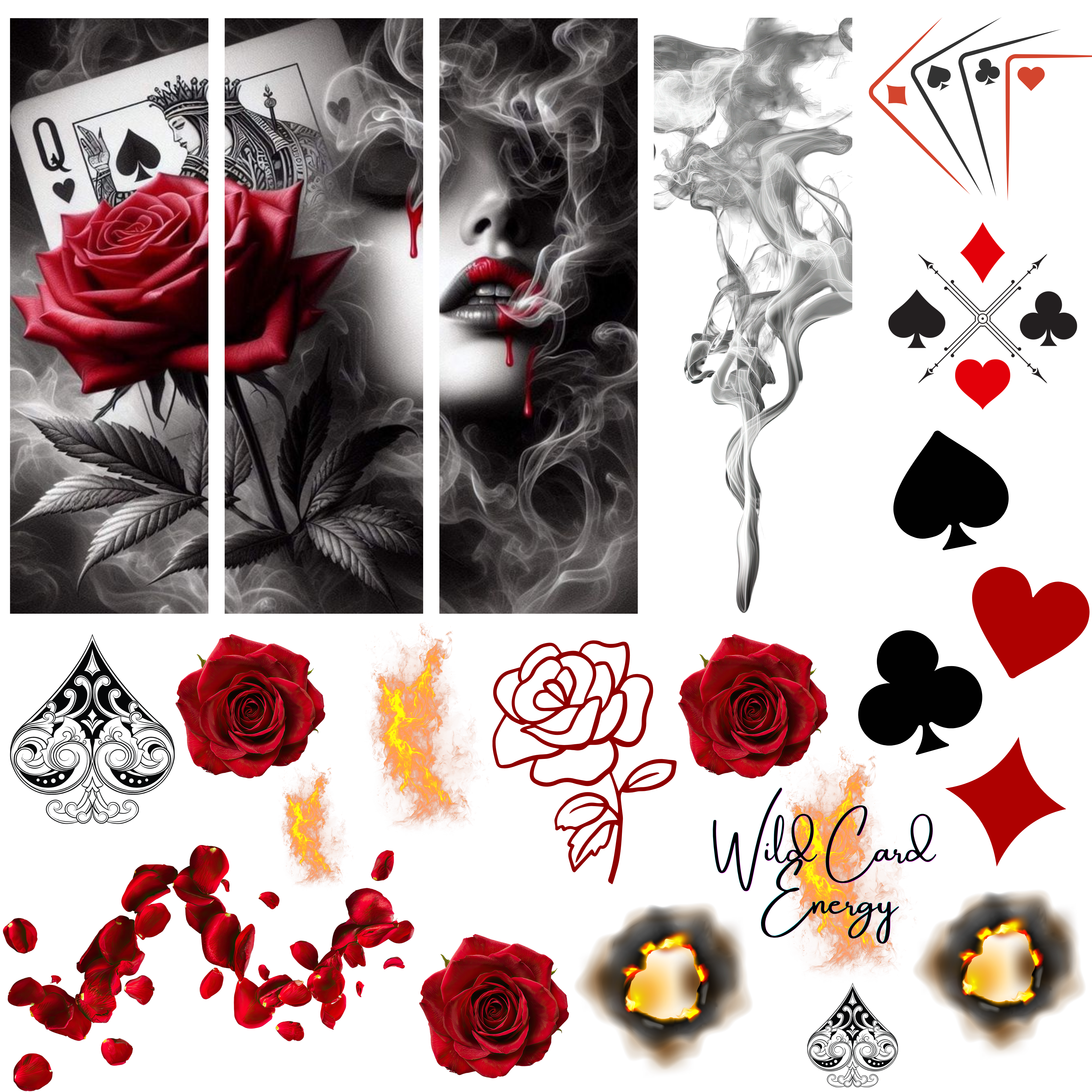 UVDTF Element Sheet Wild Card