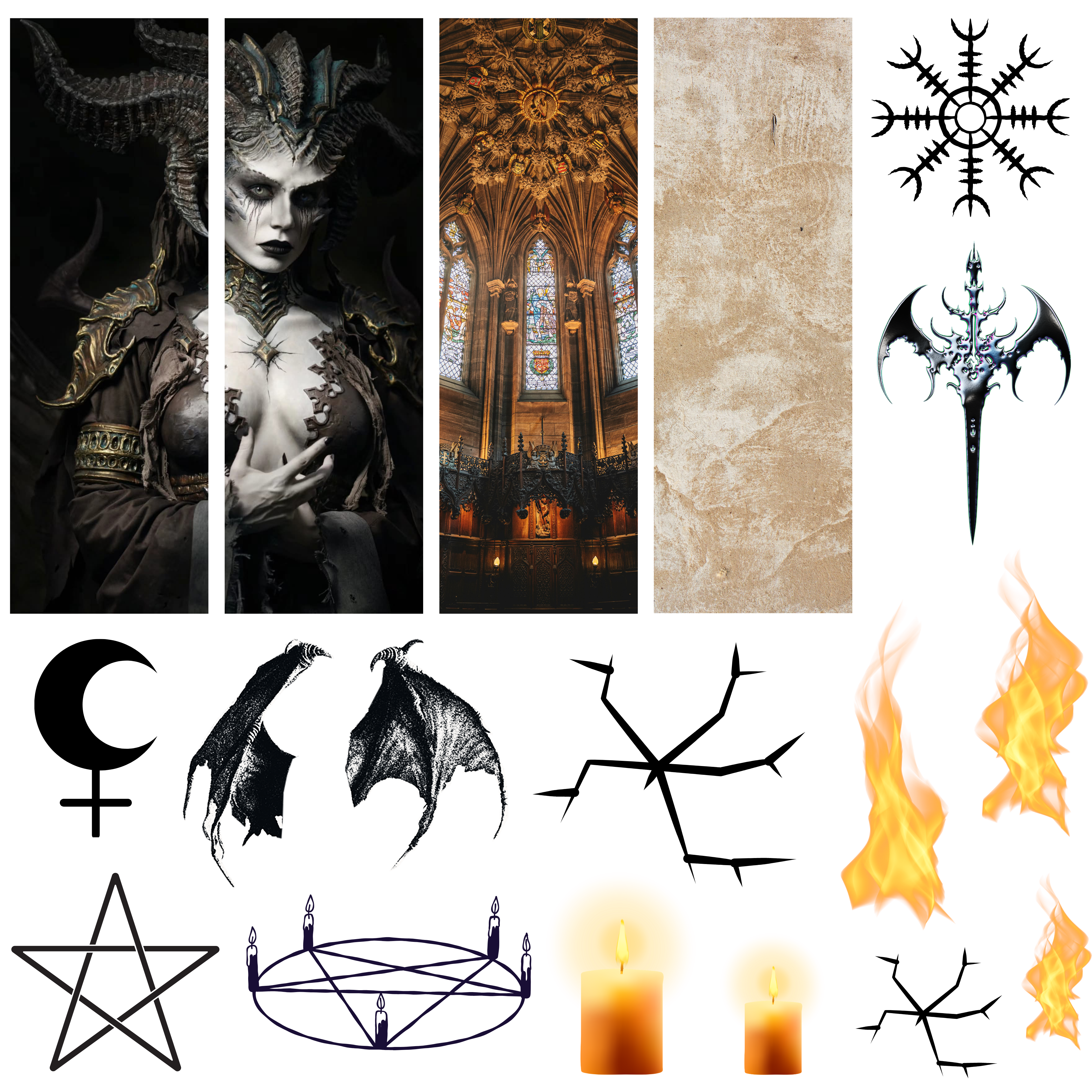 UVDTF Element Sheet Diablo Lilith Inspired