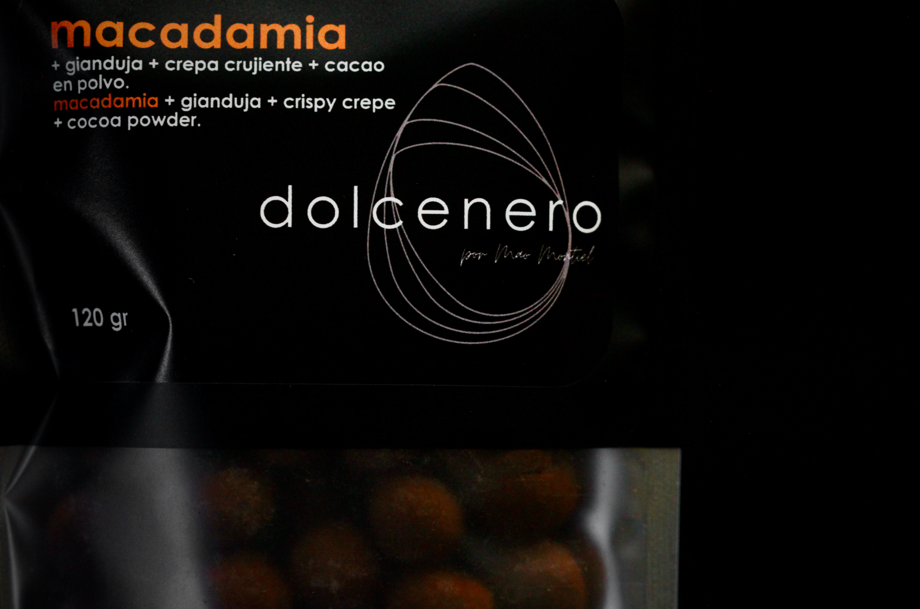 MACADAMIA OCULTA EN GIANDUJA Y CACAO - [Envíos a todo México]