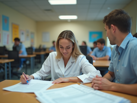 Focused 90-day school improvement plan on a desk