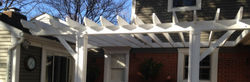 white-pergola