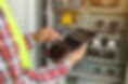Close up hand of engineer or electrician man working check the electrical system with tabl