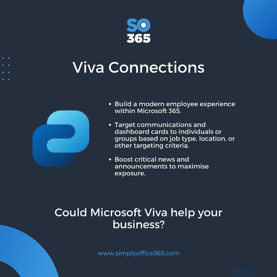 The benefits of Viva Connections