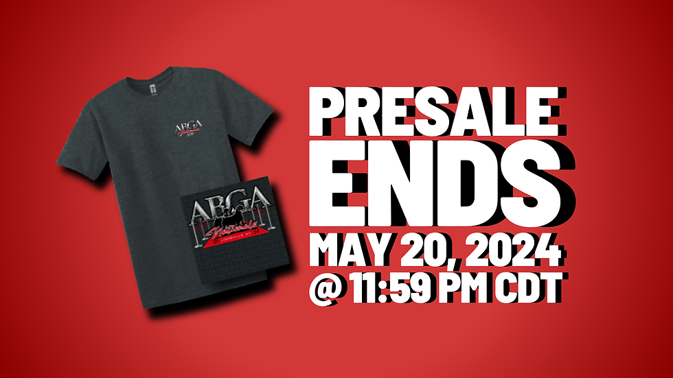 Get Ready for the National Show: Preorder Your T-Shirts Today!