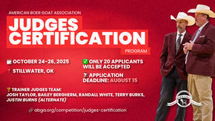 Judges Certification Applications Now Open