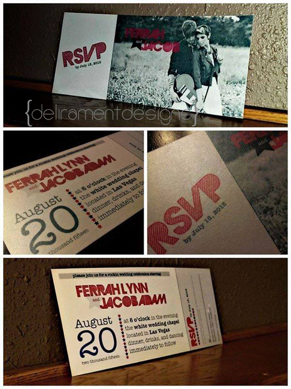 Ticket Style Invite