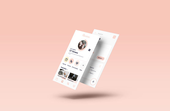 Mockup aplicativo gestou