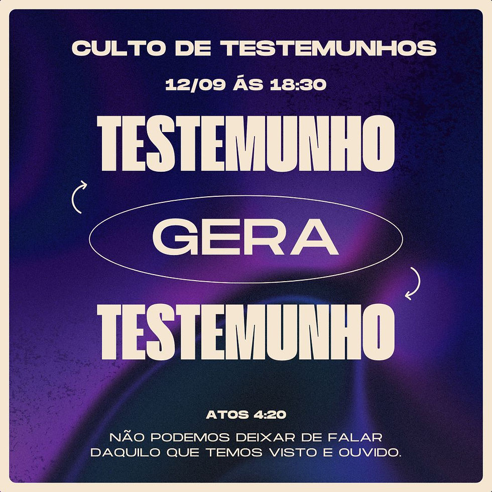 Culto de Testemunhos