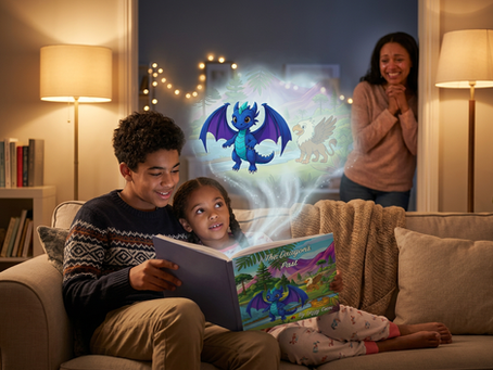 How stories shared between siblings can quietly teach empathy, emotion, and connection