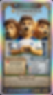Stoneberus the Loyal Guardian, mythical World Cup card featuring a legendary three-headed Cerberus football defender inspired by England's defensive strength and teamwork.
