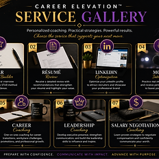 Career Elevation service gallery for leadership coaching