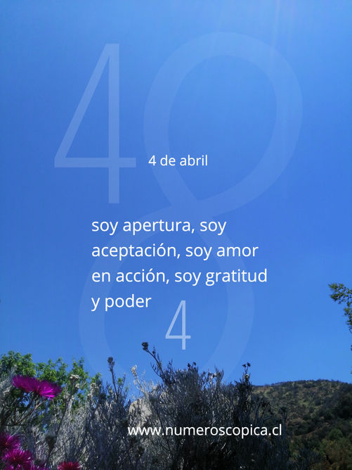 lunes 4 de abril