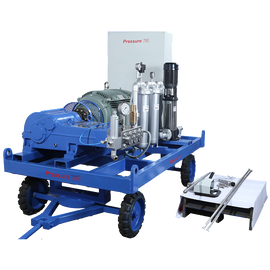 Hydro Jetting Trolley Mounted System with Accessories