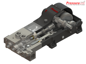KD series bare pump cross sectional view