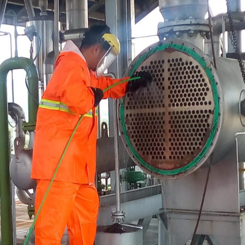 Evaporator Tube Cleaning with Water Jetting Machines 