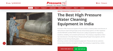 High Pressure Water Cleaning Equipment Website