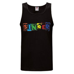 Men Tanktop Singer 2 Black