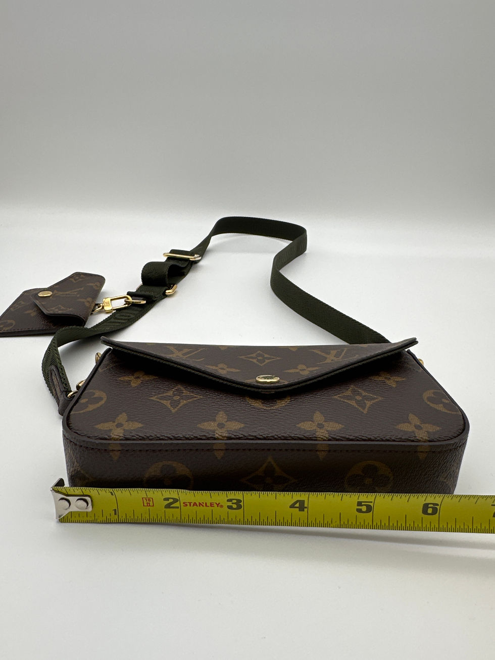 Thumbnail: Louis Vuitton Felicie Strap and Go Khaki