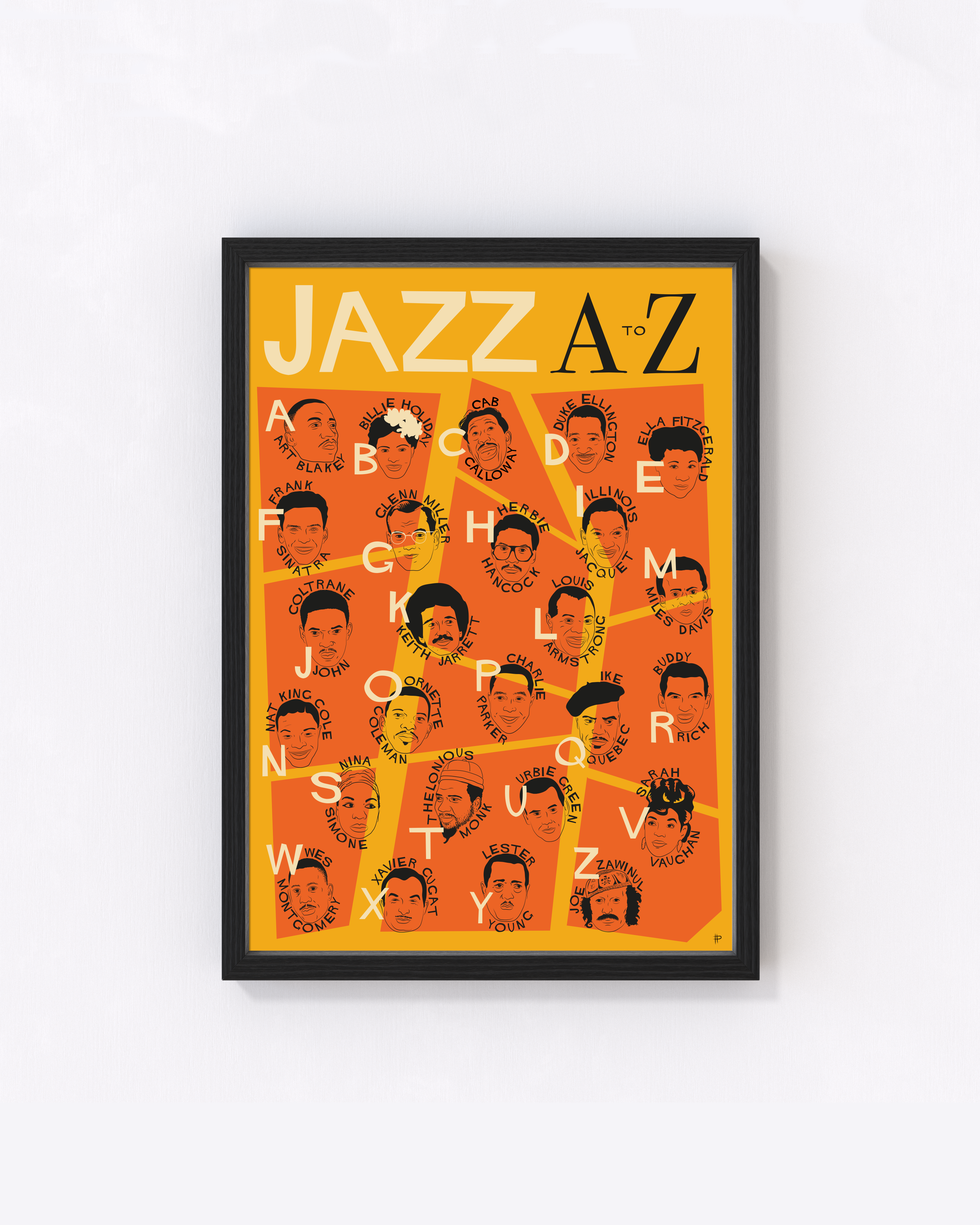 GIANT Jazz A-Z Poster