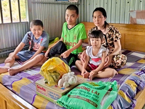 Through community outreach in Vietnam, Abandoned Little Angels helps deliver essential food support directly to families caring for children and young adults with additional needs.