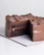 Eggless chocolate fudge cake with soft cocoa sponge and chocolate ganache