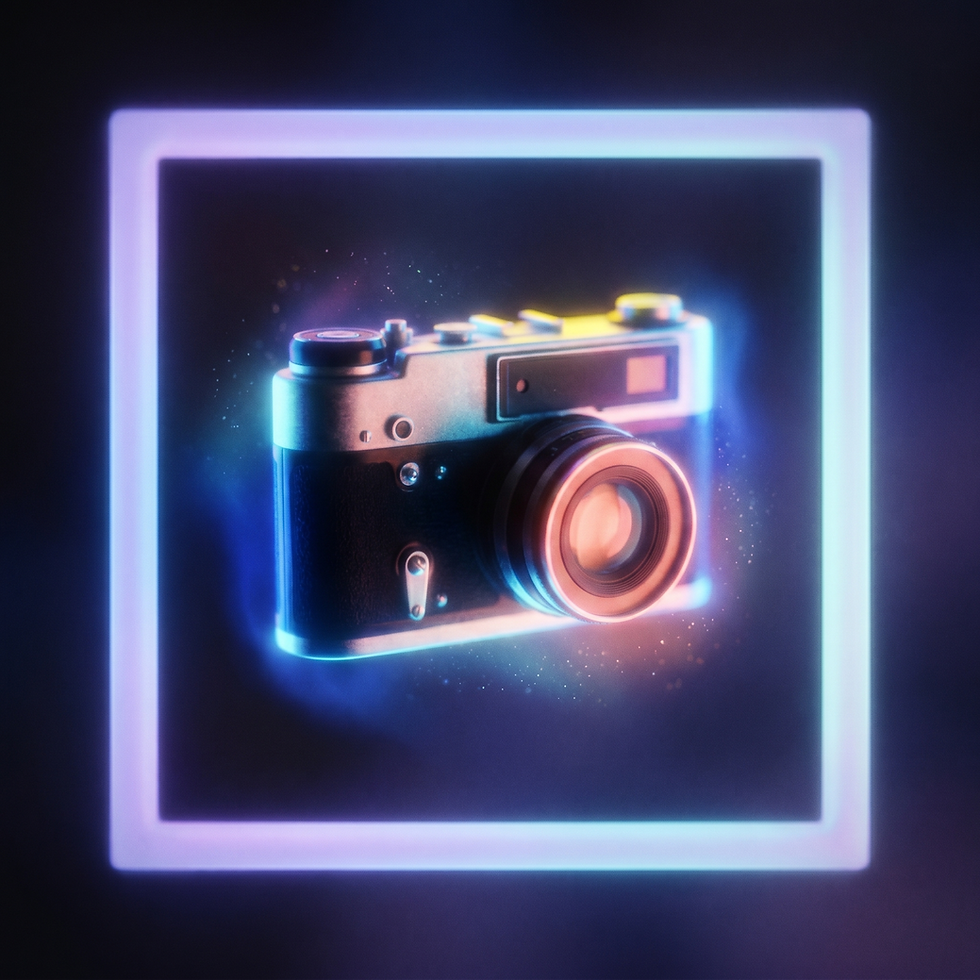 A Chance-style luminous camera scene showing a wrong visual match being clarified into clues