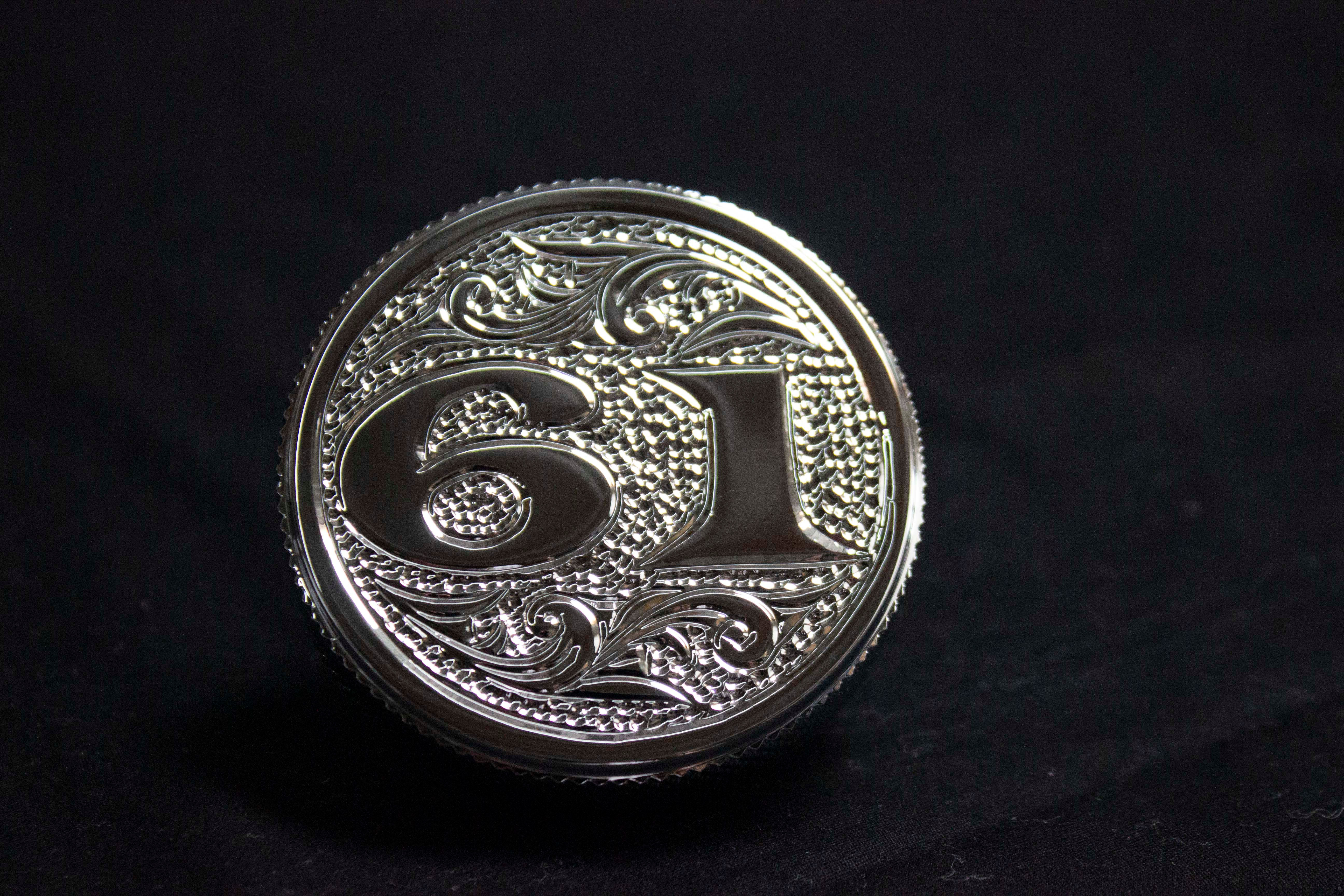 Hand Engraved #61 Radiator Cap (Pre-order will take 2 weeks)