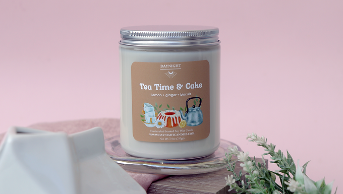 Tea Time & Cake Candle 210gr